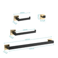 4 Piece Bathroom Hardware Set