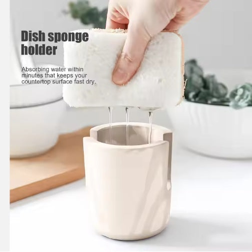diatom mud sponge rack kitchen in use lifestyle