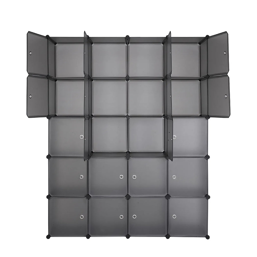20 cube organizer stackable plastic product angle 6