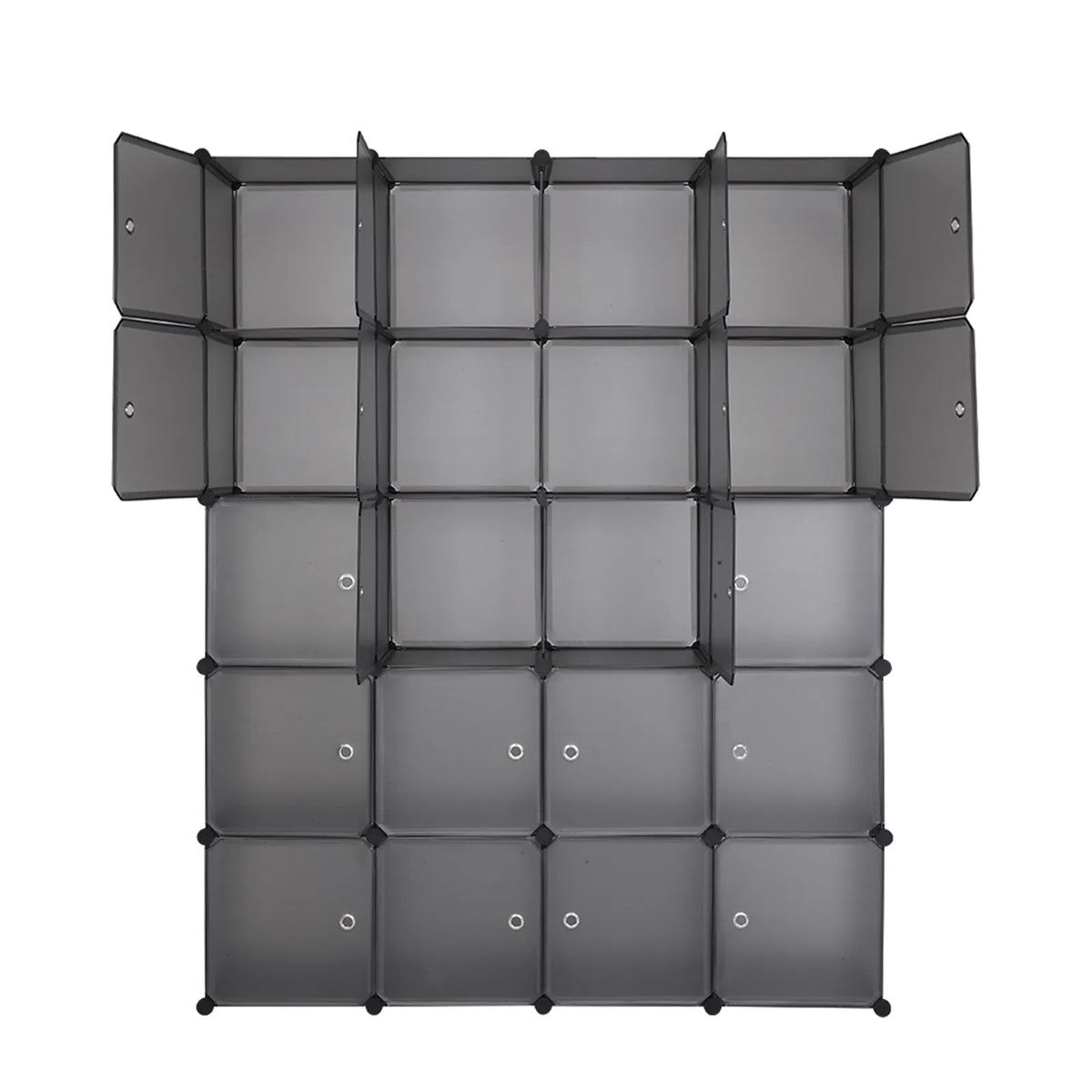 20 cube organizer stackable plastic product angle 6