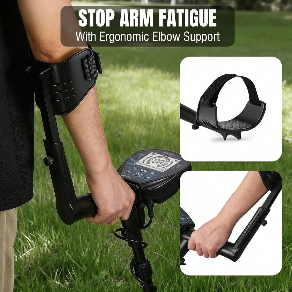 High Precision Professional Adult Metal Detector 4 Modes 10 Inch IPX7 - Image 5