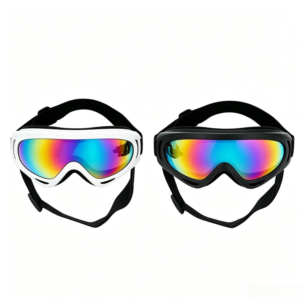 2 Pack Pet Protection Dog Sunglasses Pet Goggles Windproof Eye Wear Adjustable - Image 3