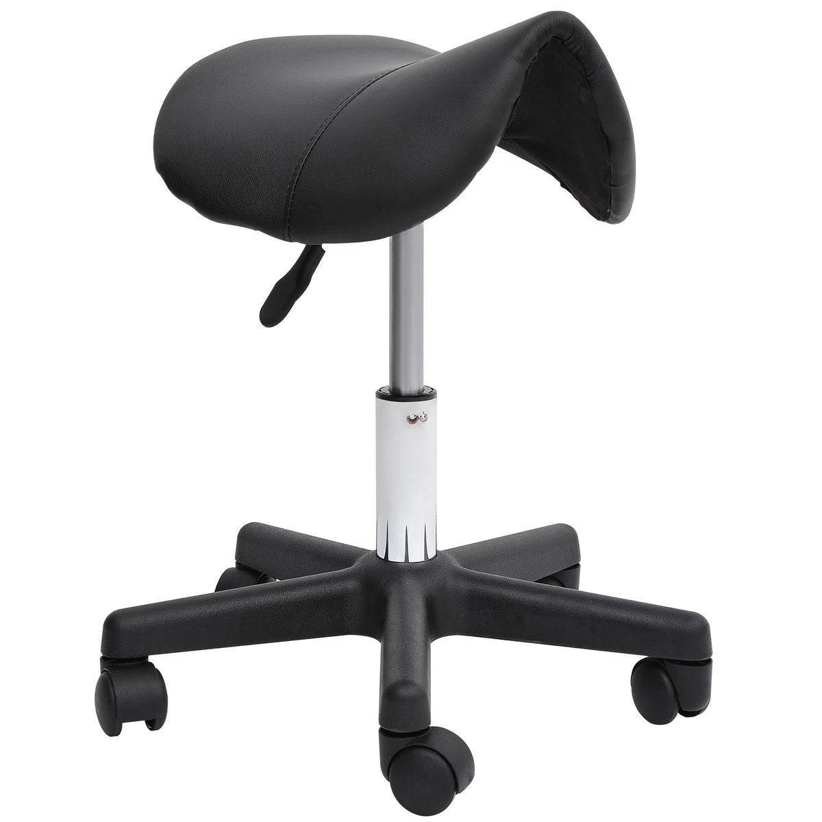 Hydraulic Swivel Salon Stool Adjustable Massage Facial Spa Beauty Saddle Chair Black - Image 5