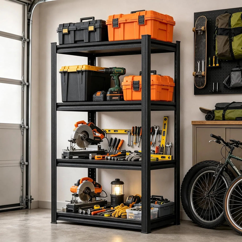 Heavy Duty Adjustable Metal Storage Shelving Unit 1600 LBS Load Capacity - Image 2