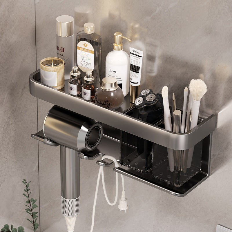 hair dryer rack wall mounted detail and structure