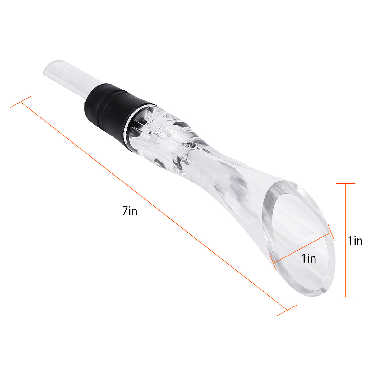 1pc wine aerator pourer spout product angle 9