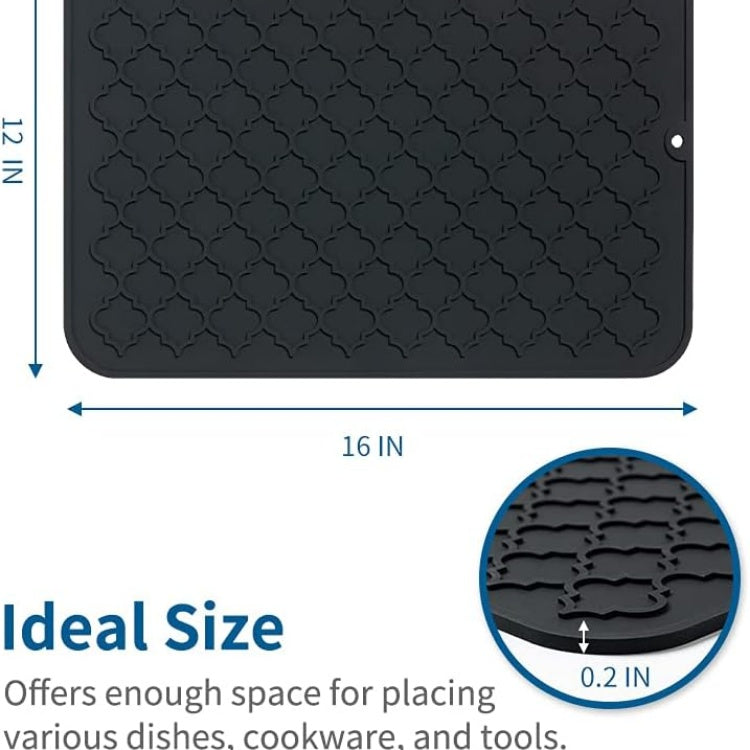 dish drying mats for kitchen dimensions and features