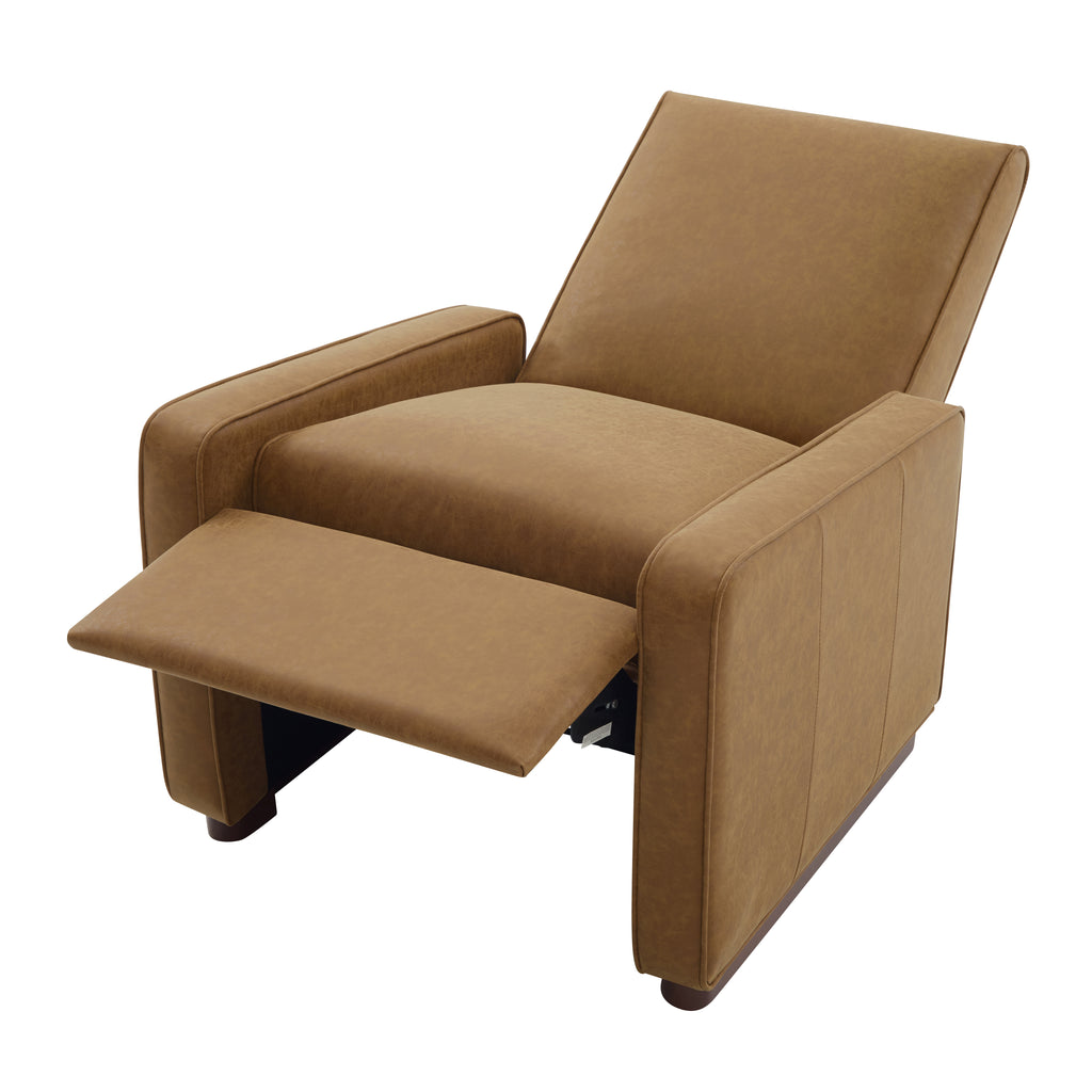 Modern Manual Recliner Chair PU Upholstered 2 Position Recliner with 160° - Image 3