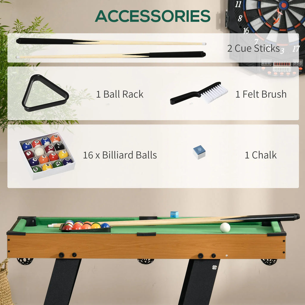 38" Mini Pool Table Set Tabletop Billiards Game with Easy Folding for Storage - Image 5
