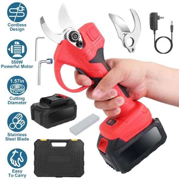 21v electric pruning shears cordless main view