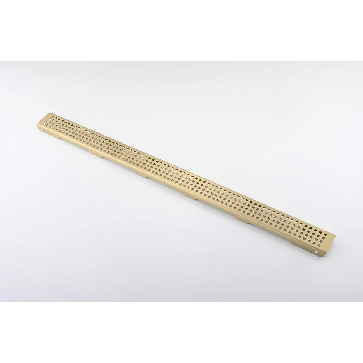 36 Inch Linear Shower Drain with Removable Square Patterned Grate 304 - Image 5