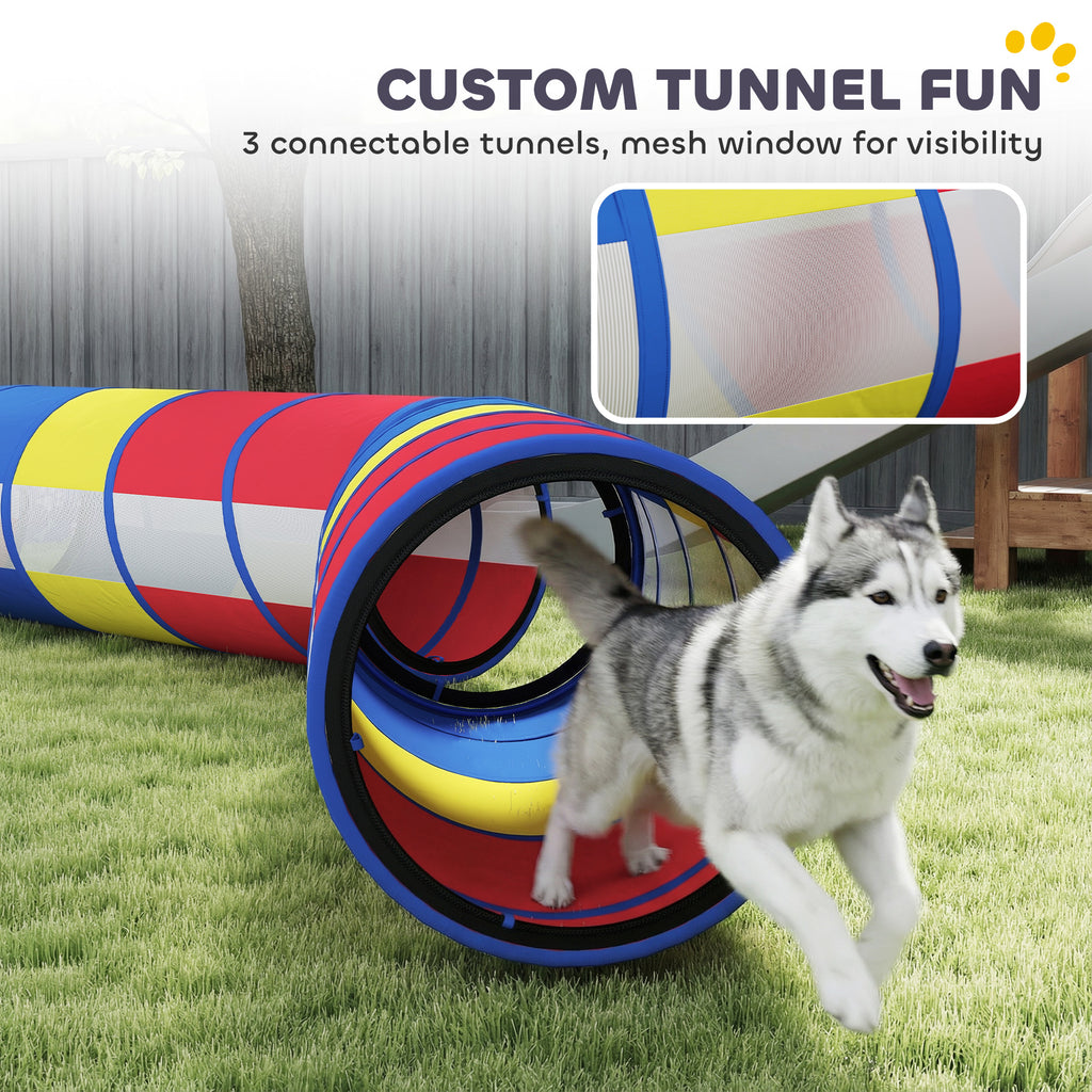 Dog Agility Training Equipment 12 Piece Dog Obstacle Course with Adjustable