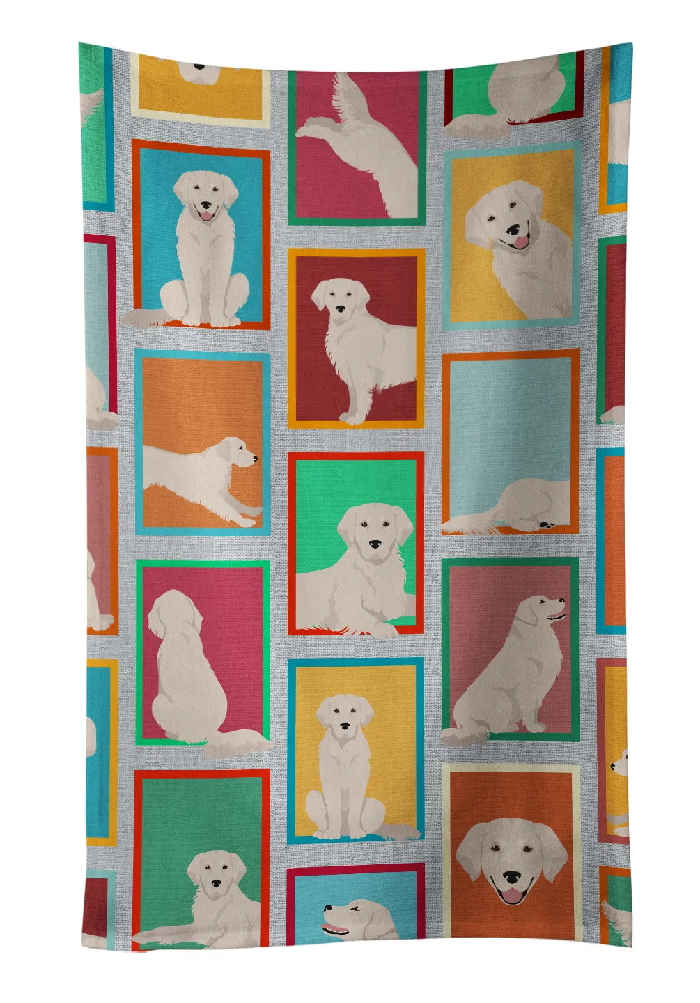Lots of Cream Golden Retriever Kitchen Towel Dish Cloths Guest Hand Towel - Image 5