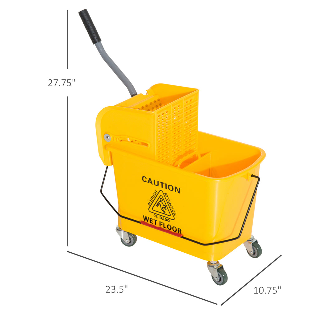 Mop Bucket With Wringer Compact Only Including 1pcs - Image 6