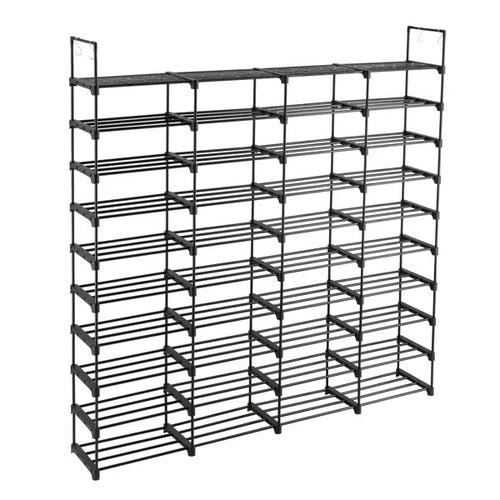 10 tiers shoe rack storage detail and structure