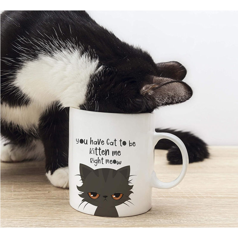 Funny Novelty Coffee Mug For Men And Women You Have Cat To Be Kitten Funny Cat - Image 3