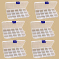 plastic 15 compartment transparent storage product angle 9