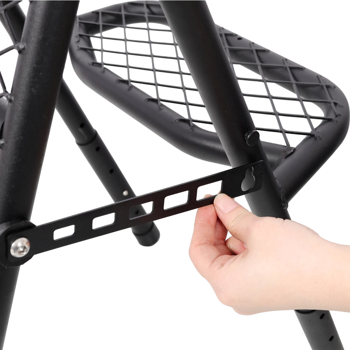 Foldable SUV Tire Ladder Adjustable Vehicle Access Step for Truck SUV RV Offroad - Image 5