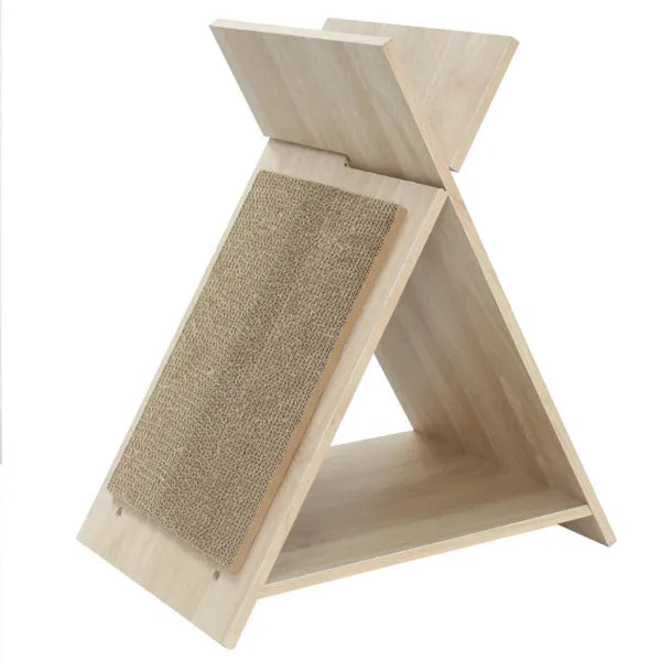 Multi Functional Cat Scratcher 18.5"x12"x21" Scratching Surface Tunnel & - Image 5