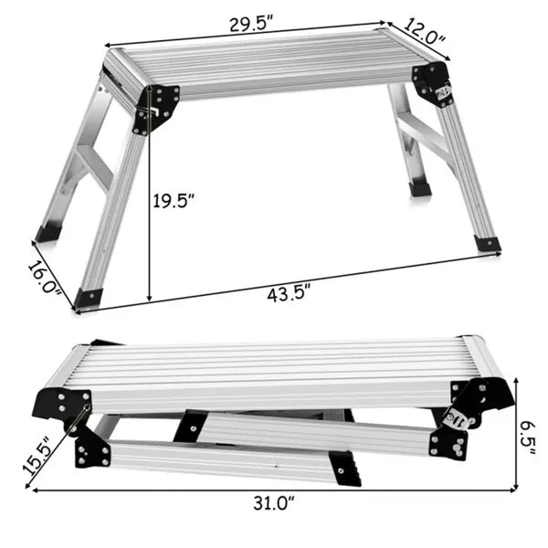 Folding step stool with anti slip pad - Image 3
