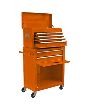 8-Drawer Rolling Tool Chest with Removable Top Box