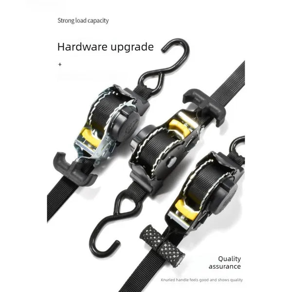 2Pcs Robust Cargo Strap Featuring Automatic Retraction Requiring No Assembly - Image 2