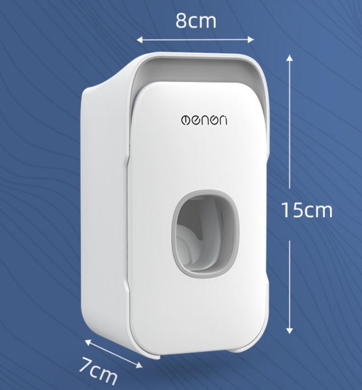 automatic toothpaste dispenser toothbrush holder product angle 9