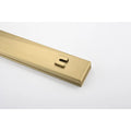 28 Inch Linear Shower Drain with Removable Square Patterned Grate 304