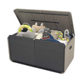 160-gallon resin outdoor deck storage box product view 1