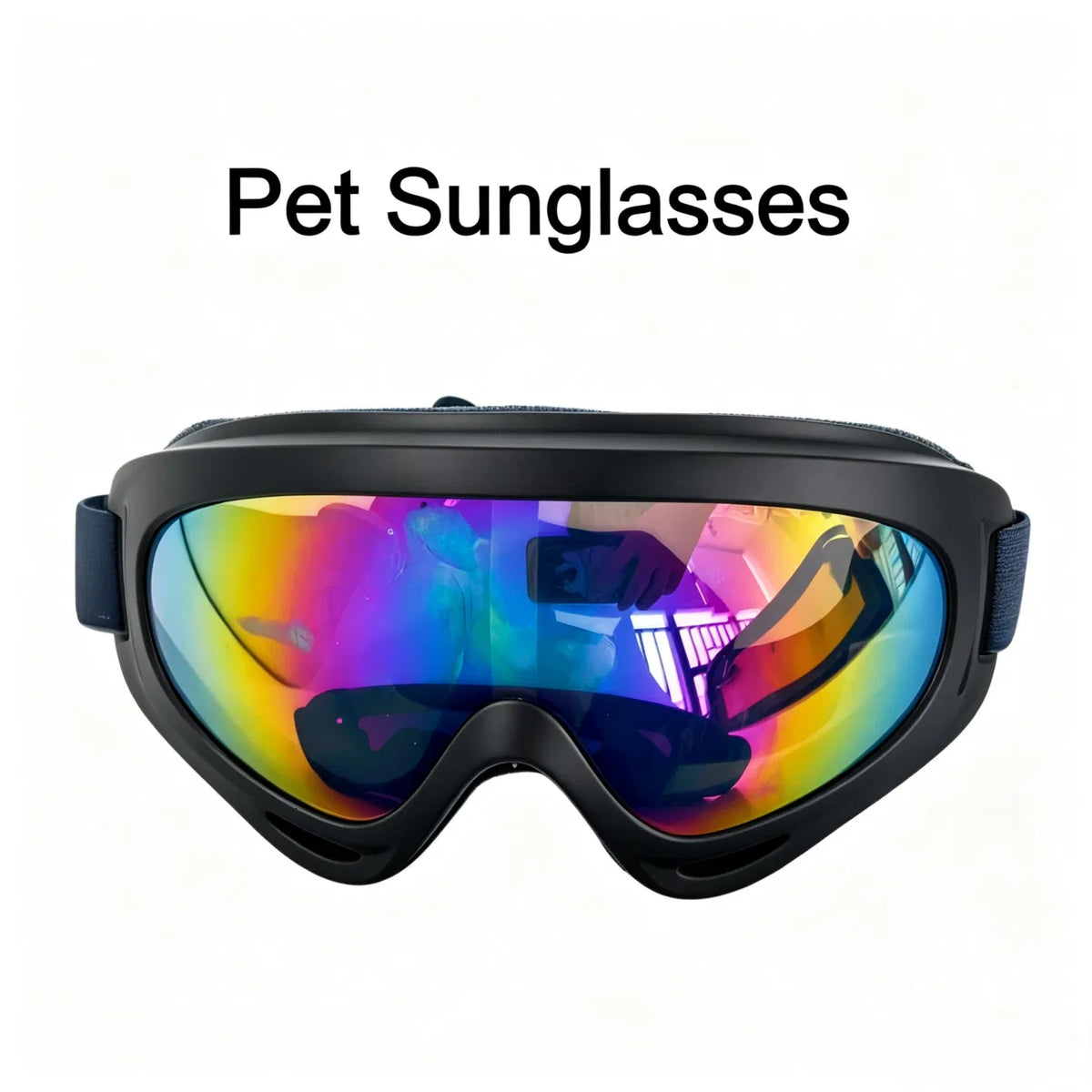 2 Pack Pet Protection Dog Sunglasses Pet Goggles Windproof Eye Wear Adjustable - Image 4
