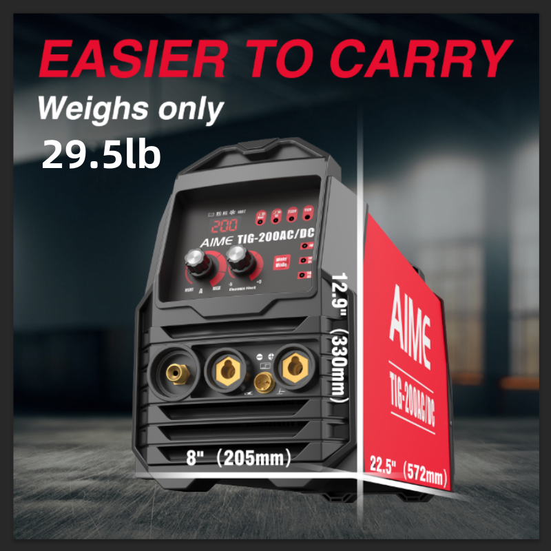 ACDC Pulse TIG Welder 200A Welder Rod Welding MMA TIG Welding Dual Voltage - Image 4
