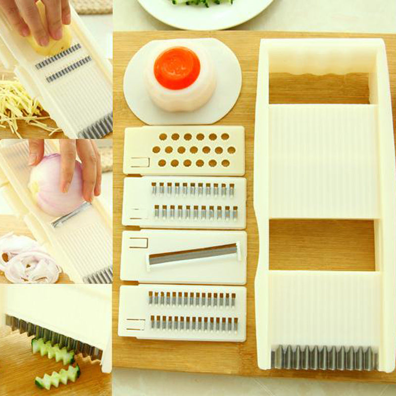 grater vegetable cutter slice shredder packaging and components