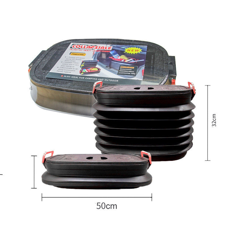 collapsible car trash bin and storage bucket