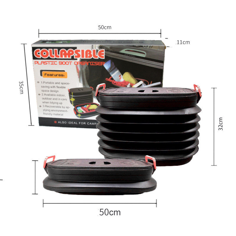 collapsible car trash bin and storage bucket