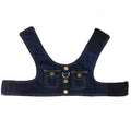 Pet Dog's Chest Harness Denim Jacket Back Leash Dog Supplies