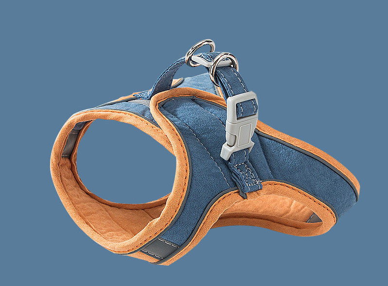 Cat Traction Rope Vest Style Reflective Chest Harness Anti Stroke Resistance
