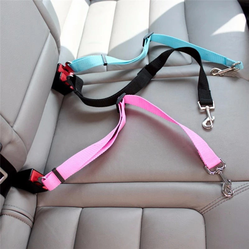 Adjustable Pet Cat Dog Car Seat Belt Pet Seat Vehicle Dog Harness Lead Clip - Image 4