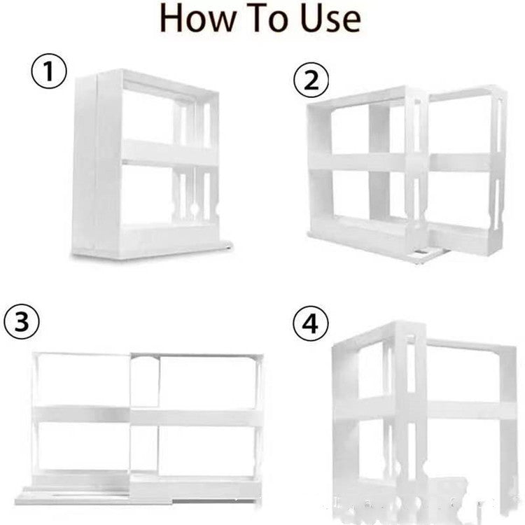 kitchen spice organizer rack double dimensions and features