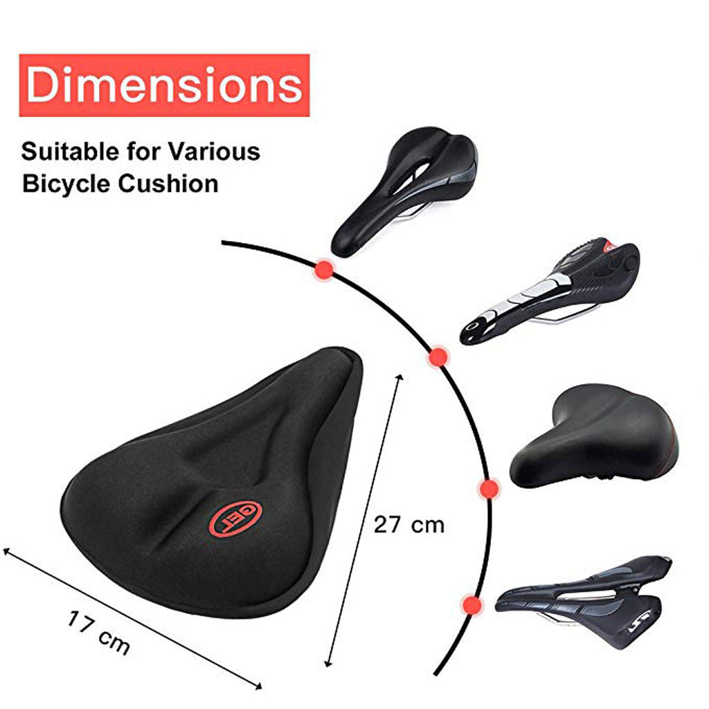 Mountain Bike Seat Cushion Thickened Seat Cover Comfortable Saddle Bicycle - Image 5