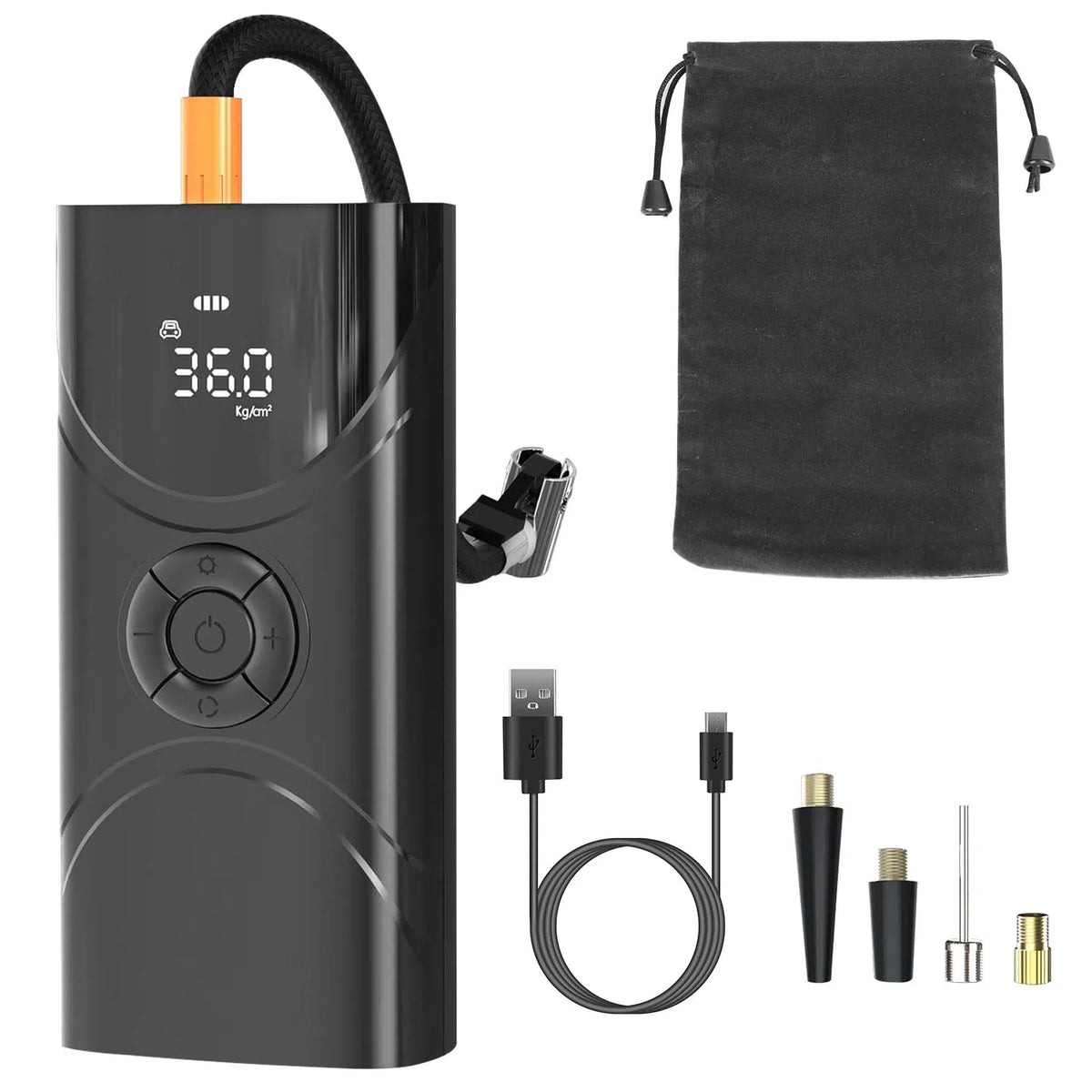Car Tire Inflator Pump Portable Car Air Compressor 6000mAh Wireless Electric - Image 3