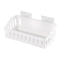 wall-mounted bathroom storage basket