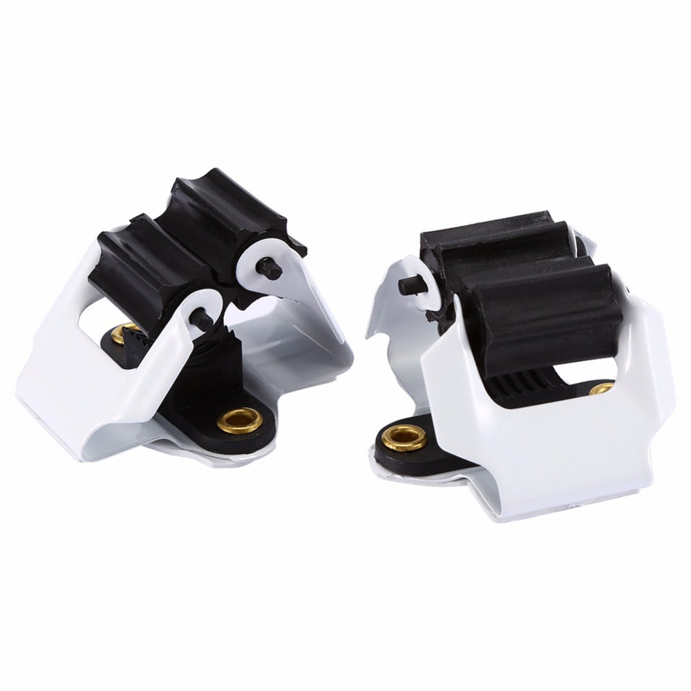 wall-mounted mop and broom holder