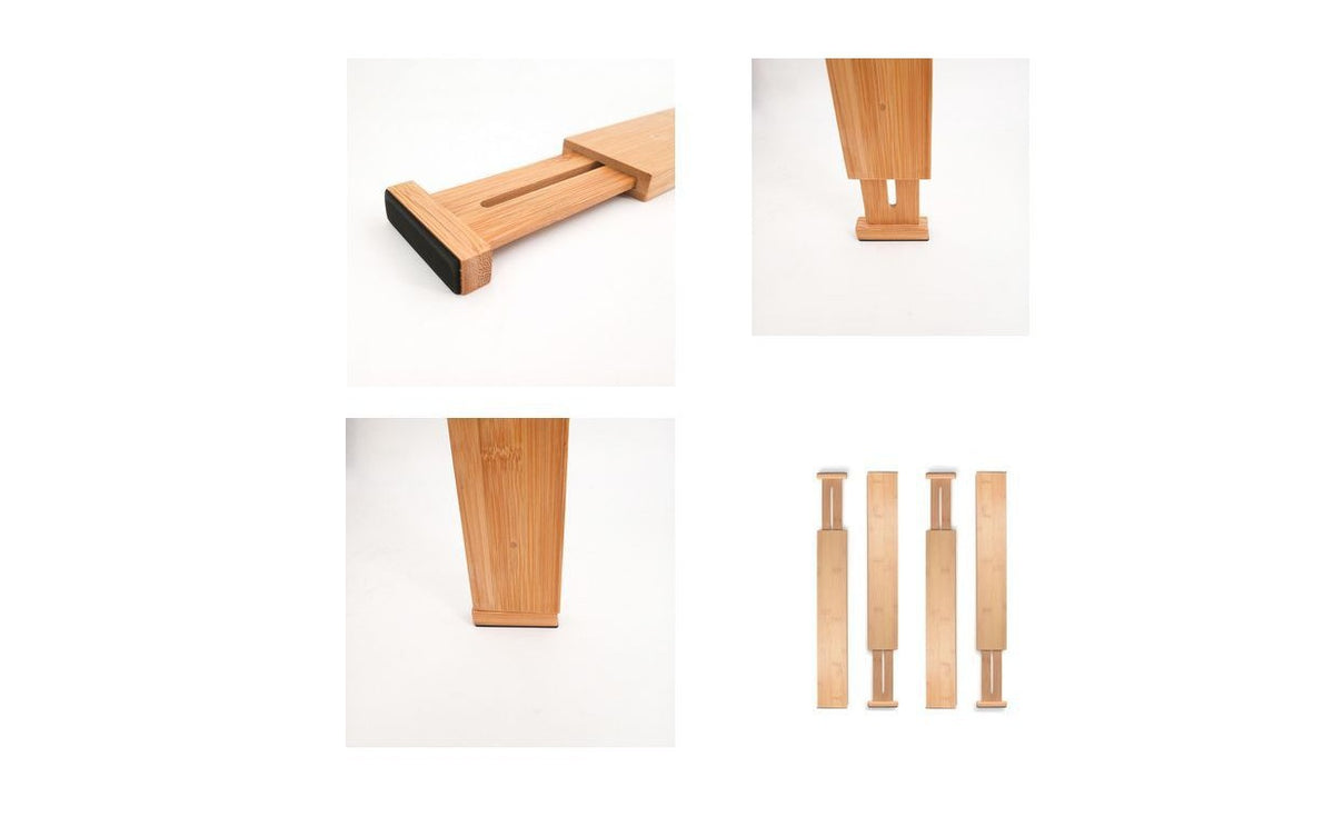 retractable bamboo drawer divider