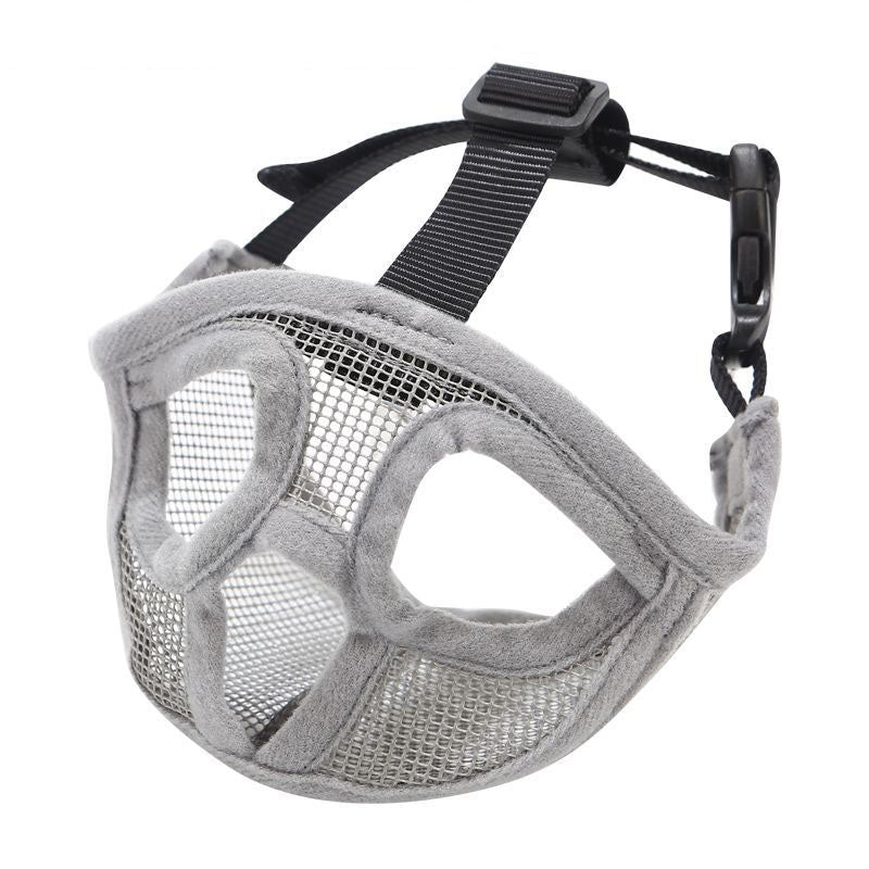 Hoopet Pet Small Dog French Bulldog Muzzle Dog Mouse Basket Breathable Muzzle - Image 3