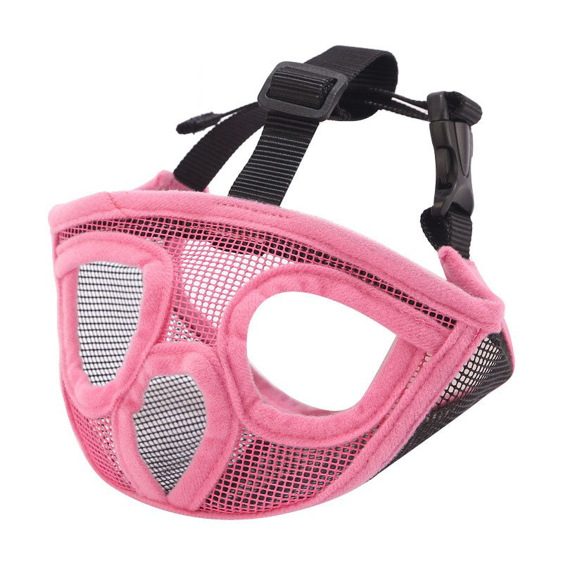 Hoopet Pet Small Dog French Bulldog Muzzle Dog Mouse Basket Breathable Muzzle - Image 4