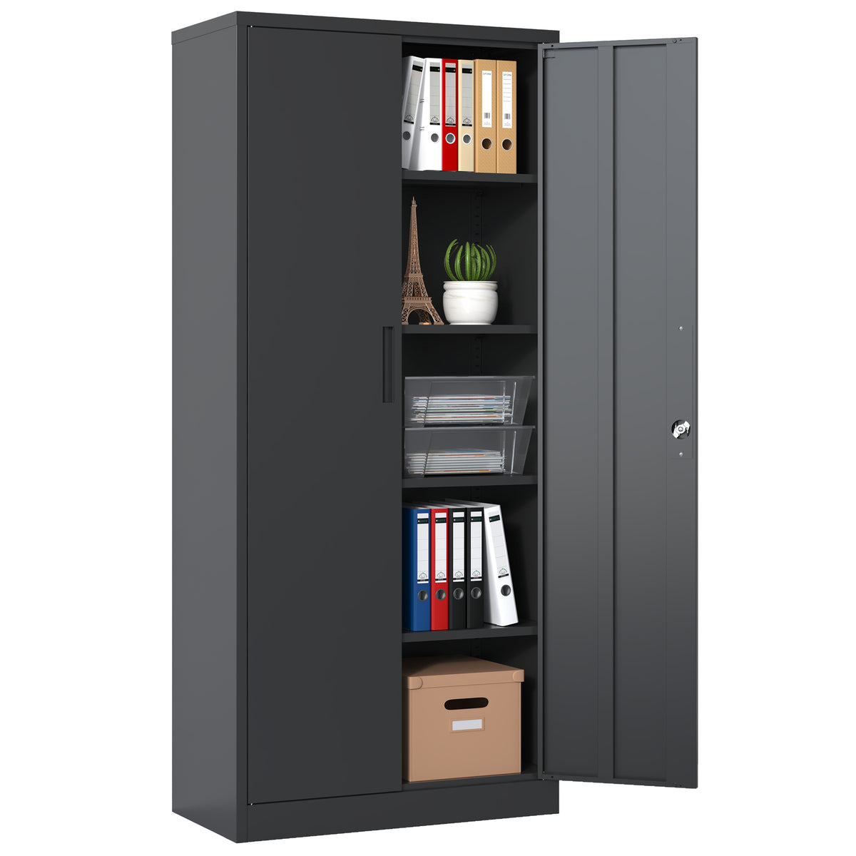 72 H Metal Garage Storage Cabinet