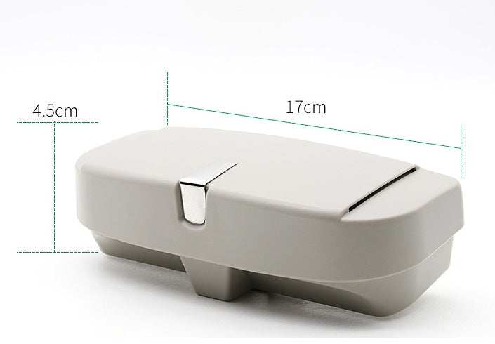 car glasses case sun visor dimensions and features