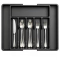 Expandable Utensil Tray For Kitchen BPA Free Flatware And Cutlery Holder