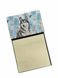 Gray And White Alaskan Malamute Coworker Watercolor Sticky Note Holder - Image 8