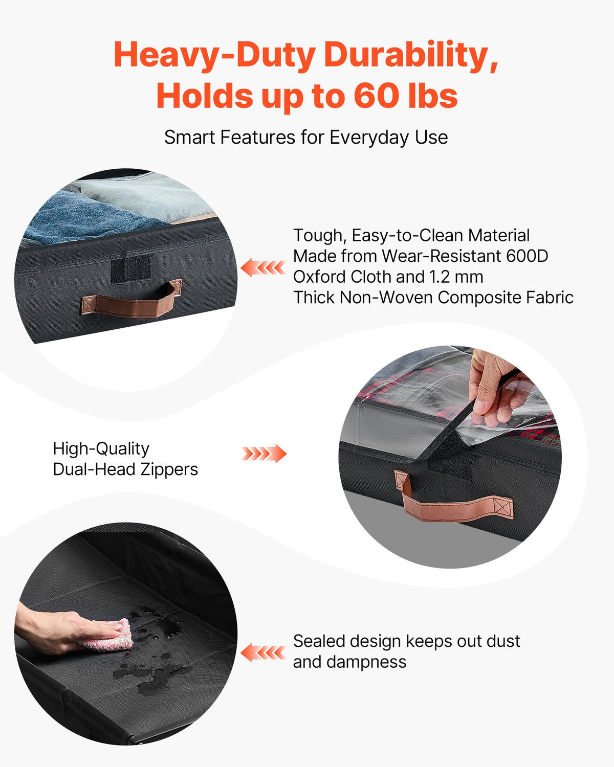 under bed storage with wheels packaging and components